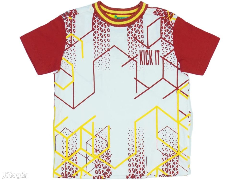 Benetton Új (címkés) Fiú Póló (Méret: 110)