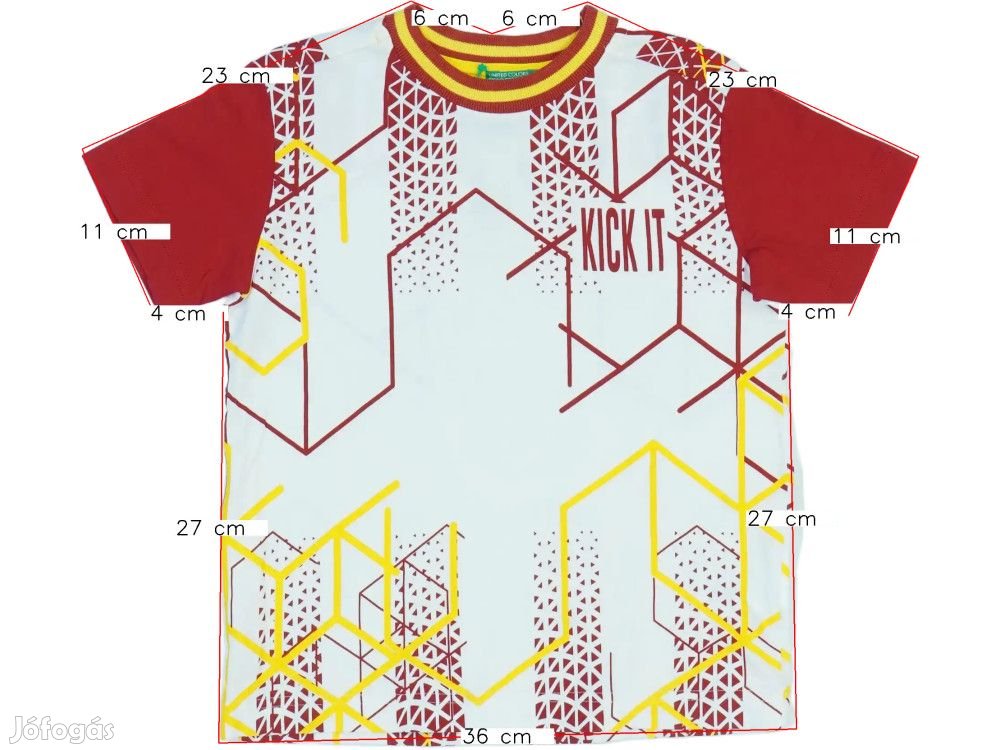 Benetton Új (címkés) Fiú Póló (Méret: 110)