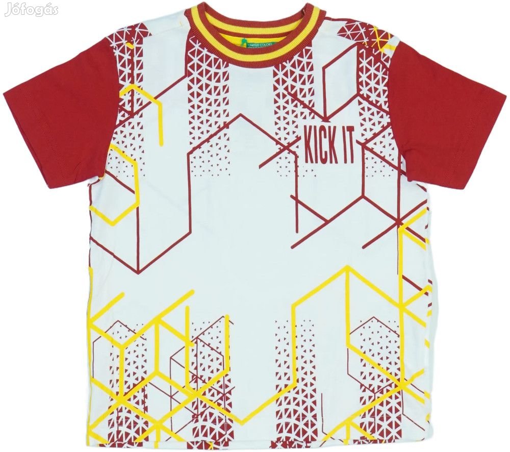 Benetton Új (címkés) Fiú Póló (Méret: 110)