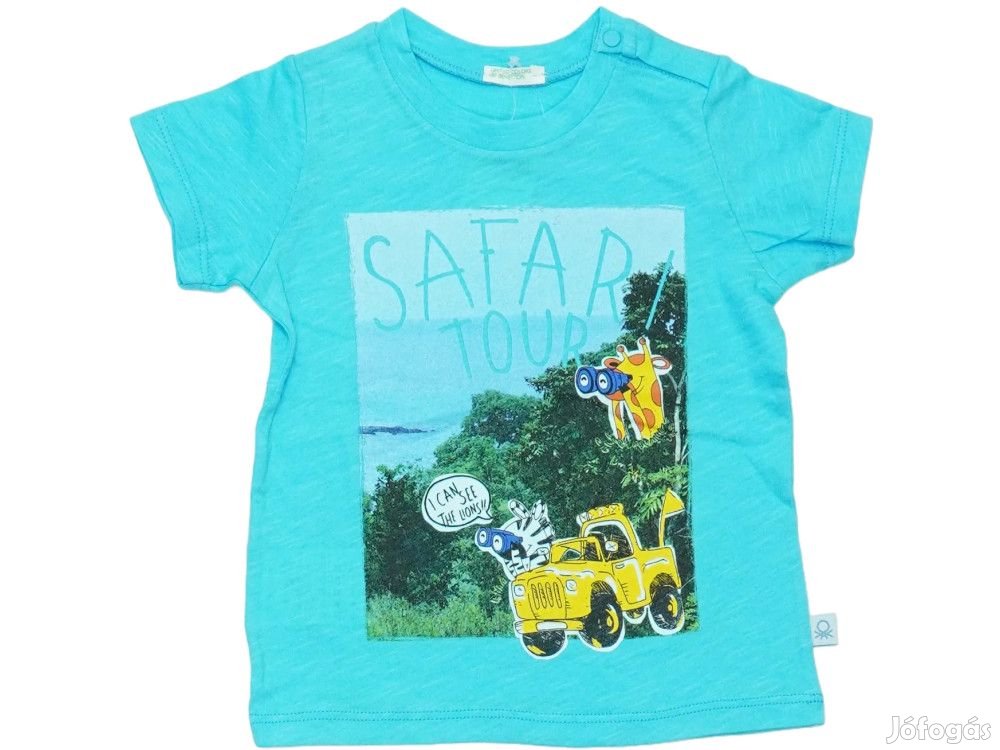 Benetton Új (címkés) Fiú Póló (Méret: 80)