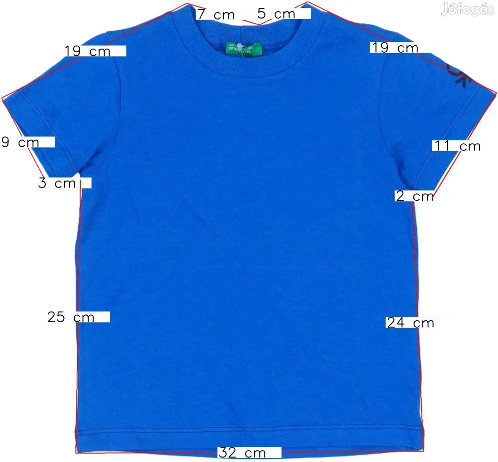Benetton Új (címkés) Fiú Póló (Méret: 92)