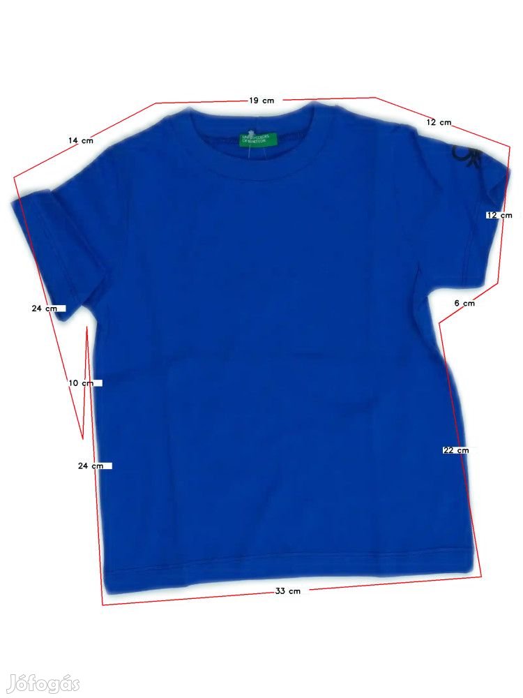 Benetton Új (címkés) Fiú Póló (Méret: 98)