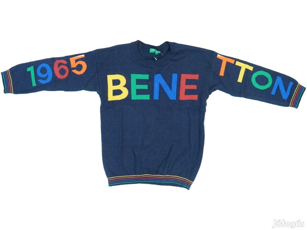 Benetton Új (címkés) Fiú Pulóver (Méret: 104)