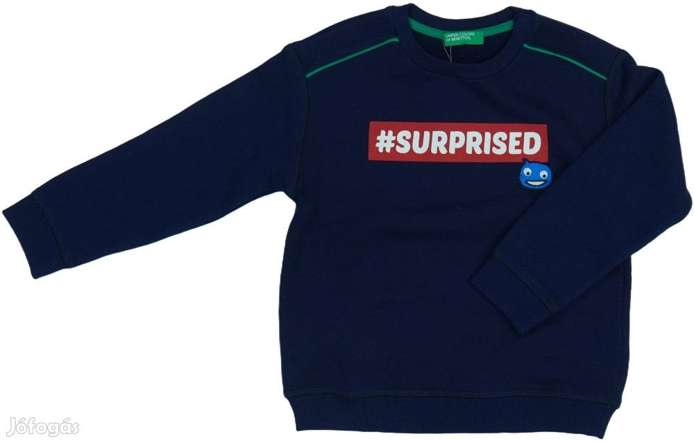 Benetton Új (címkés) Fiú Pulóver (Méret: 104)