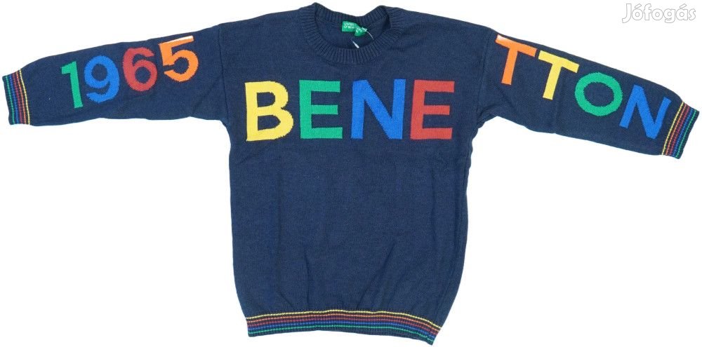 Benetton Új (címkés) Fiú Pulóver (Méret: 104)