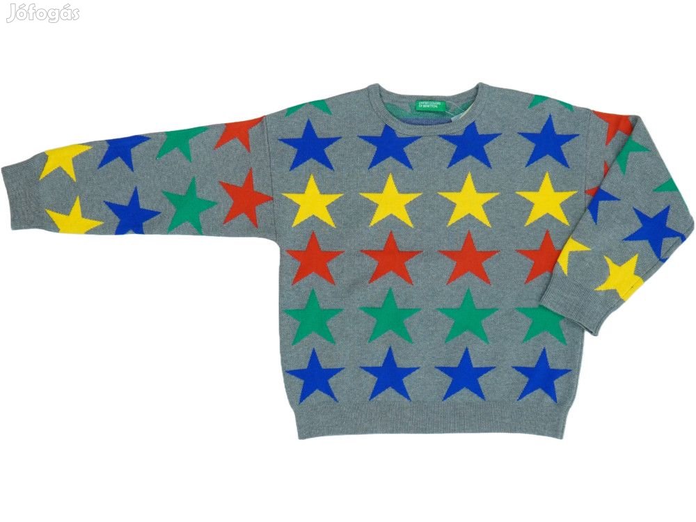 Benetton Új (címkés) Fiú Pulóver (Méret: 122)