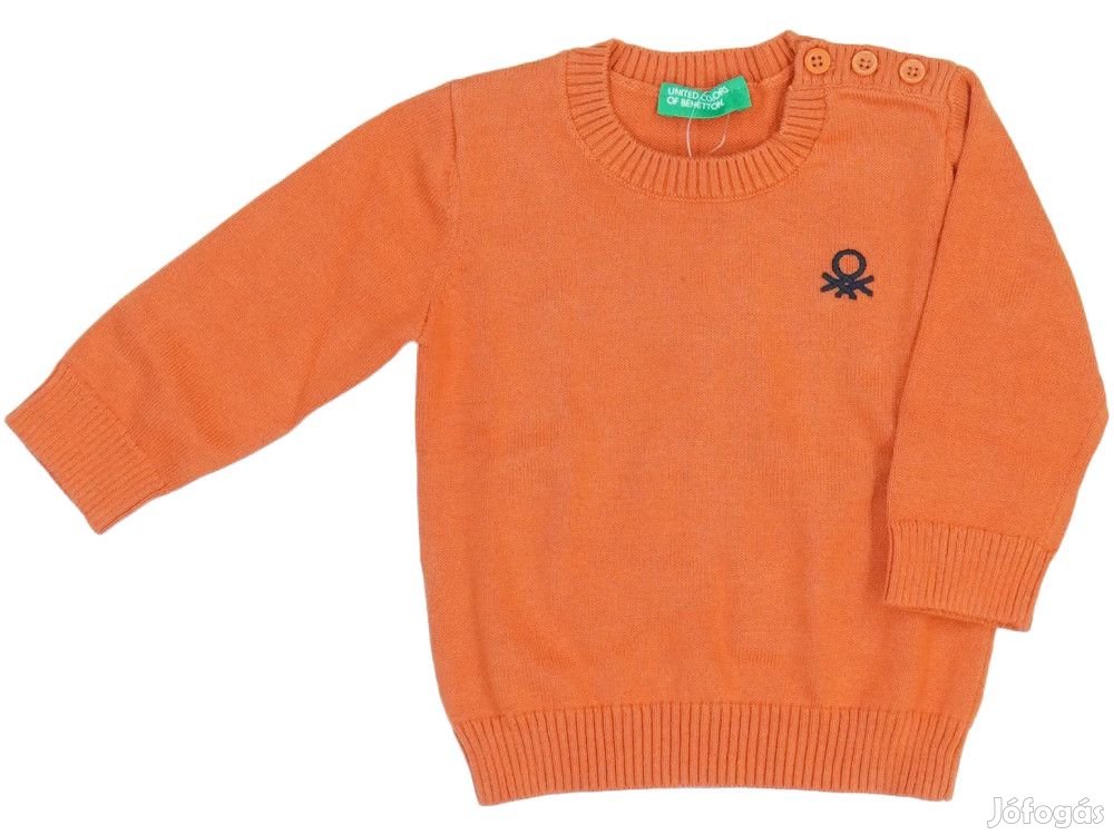 Benetton Új (címkés) Fiú Pulóver (Méret: 62)