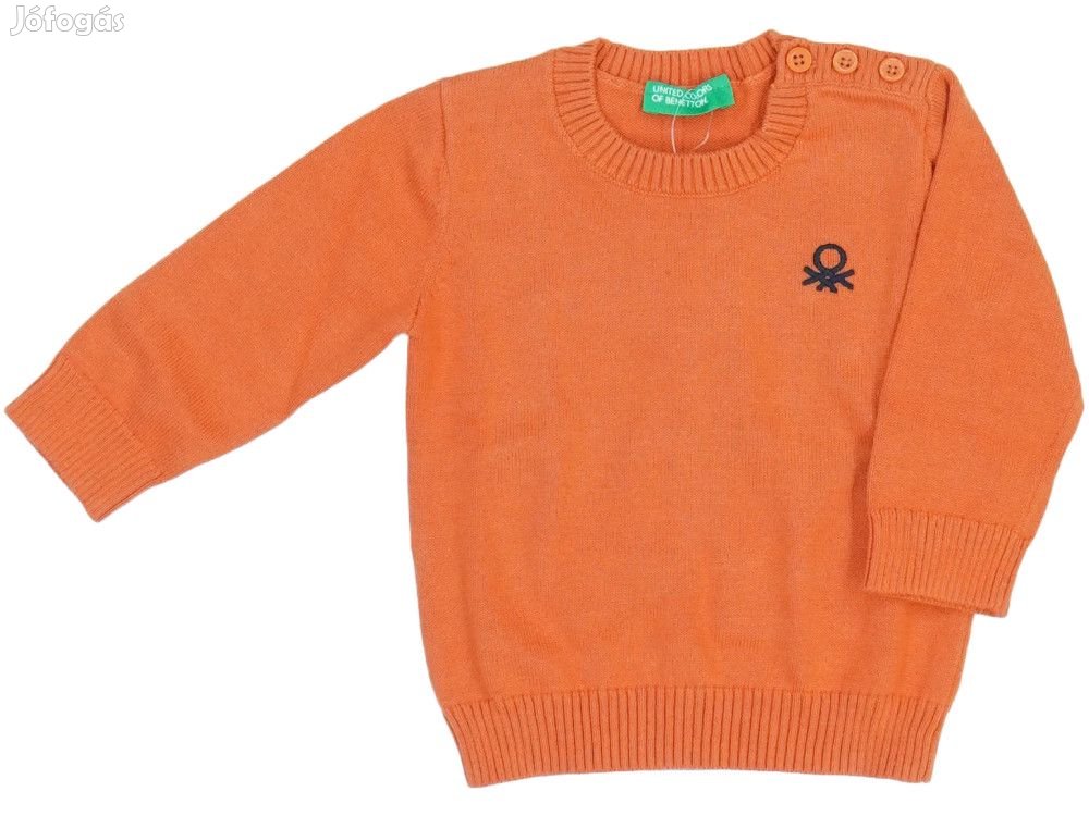 Benetton Új (címkés) Fiú Pulóver (Méret: 62)