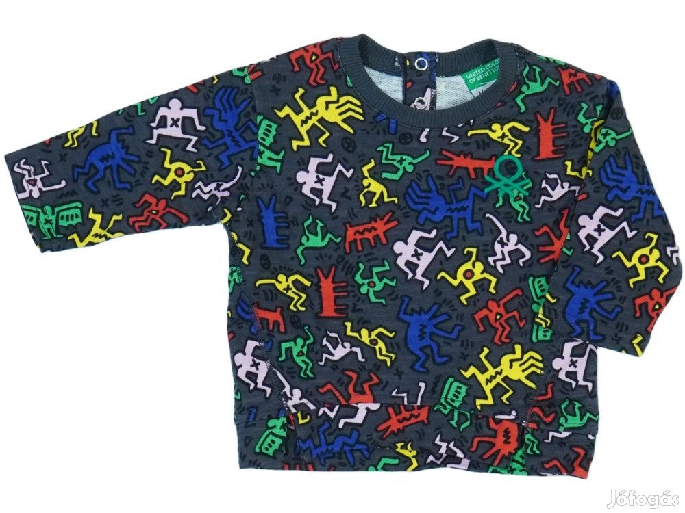 Benetton Új (címkés) Fiú Pulóver (Méret: 68)