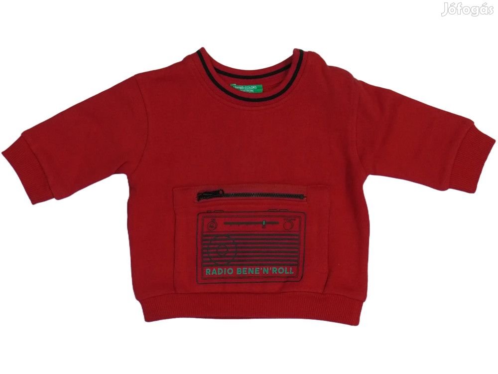 Benetton Új (címkés) Fiú Pulóver (Méret: 68)