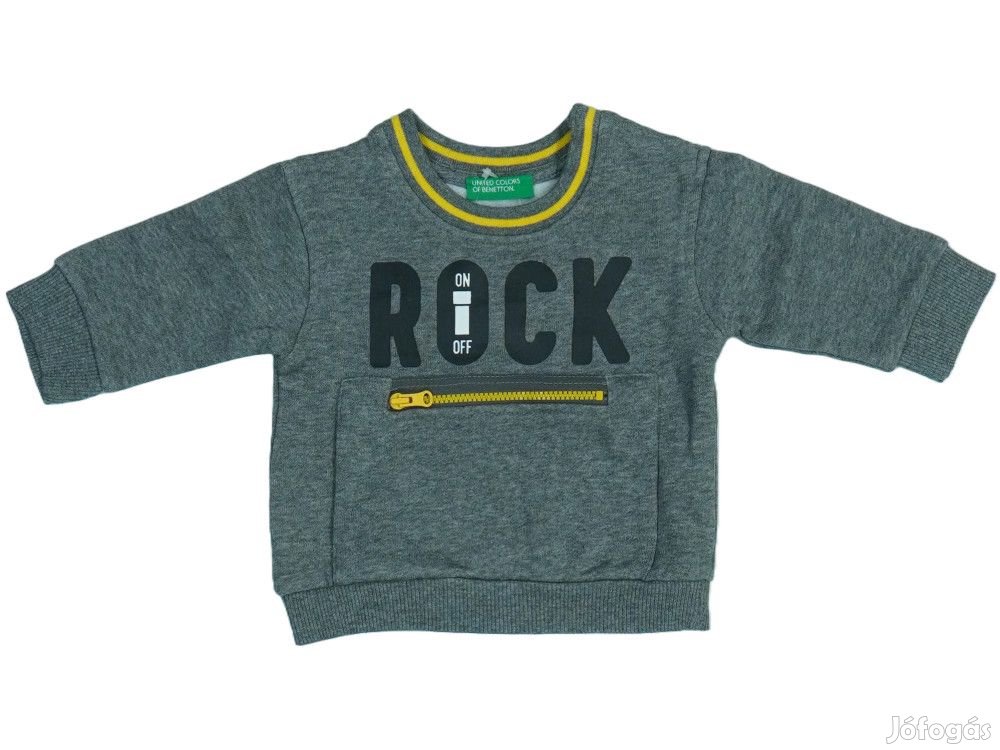 Benetton Új (címkés) Fiú Pulóver (Méret: 68)
