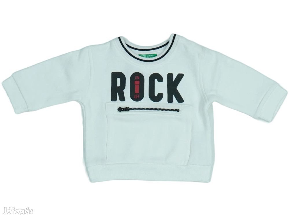 Benetton Új (címkés) Fiú Pulóver (Méret: 68)