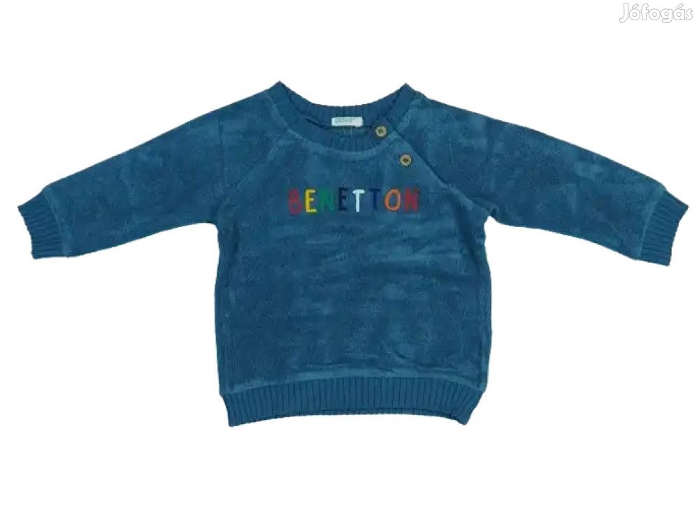 Benetton Új (címkés) Fiú Pulóver (Méret: 68)