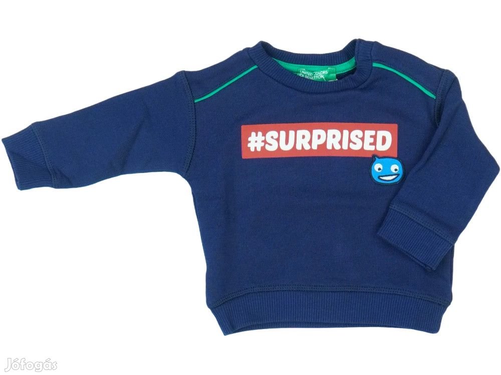 Benetton Új (címkés) Fiú Pulóver (Méret: 68)