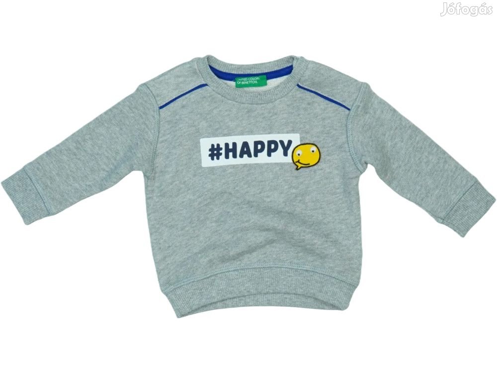 Benetton Új (címkés) Fiú Pulóver (Méret: 68)