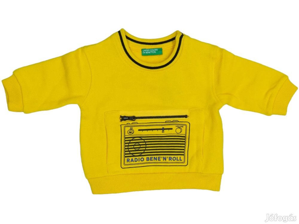 Benetton Új (címkés) Fiú Pulóver (Méret: 68)