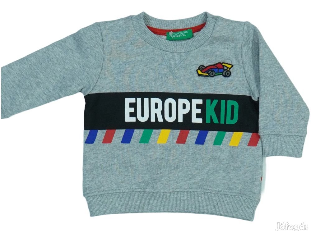 Benetton Új (címkés) Fiú Pulóver (Méret: 68)