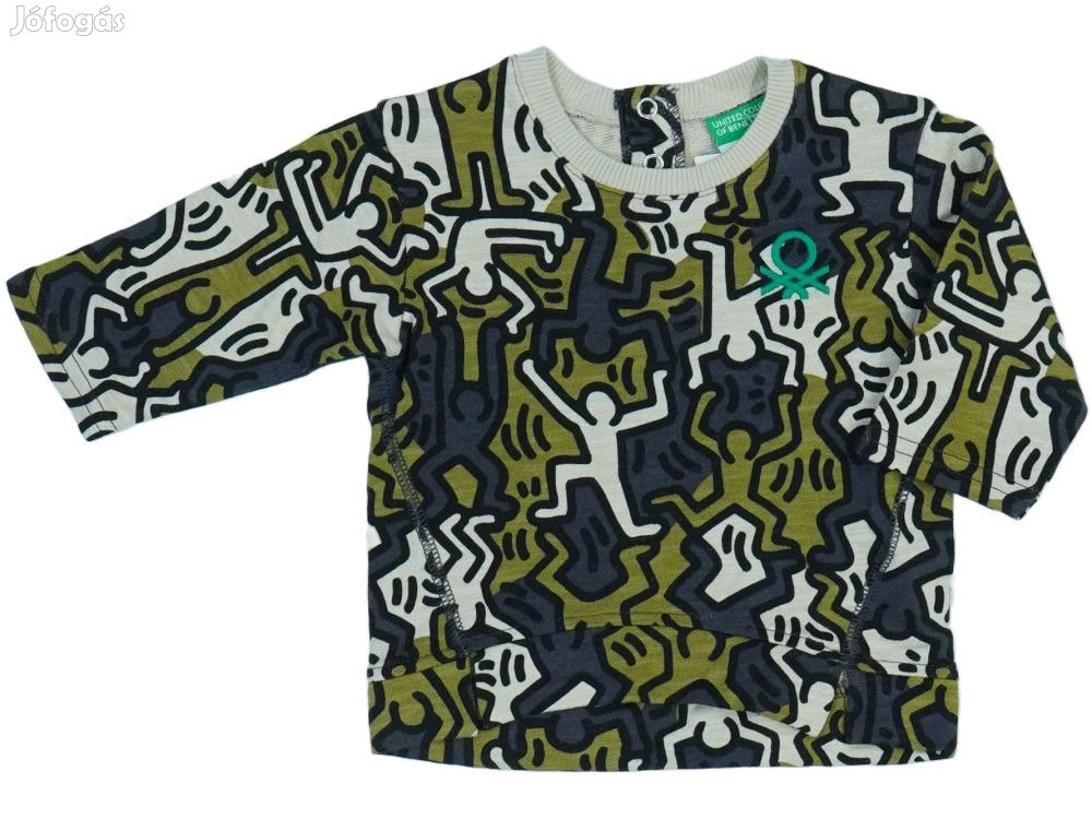 Benetton Új (címkés) Fiú Pulóver (Méret: 68)