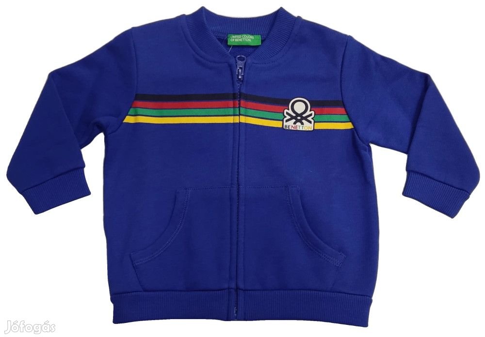 Benetton Új (címkés) Fiú Pulóver (Méret: 74)