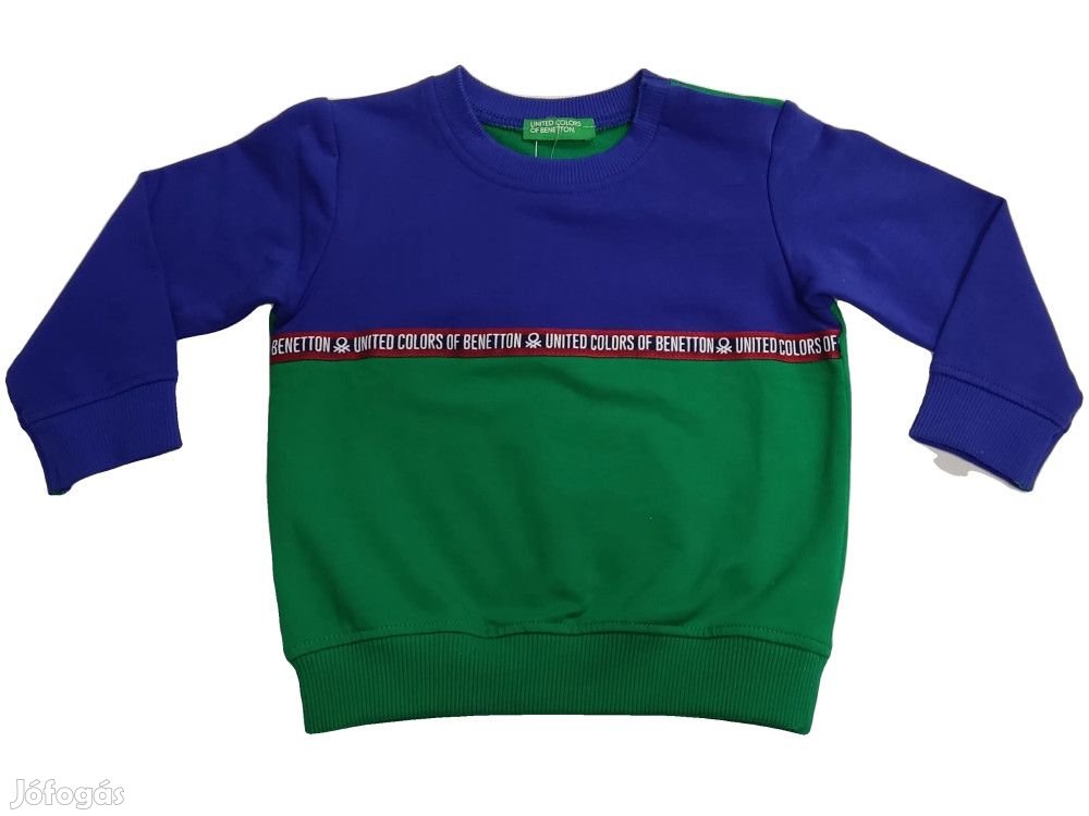 Benetton Új (címkés) Fiú Pulóver (Méret: 74)