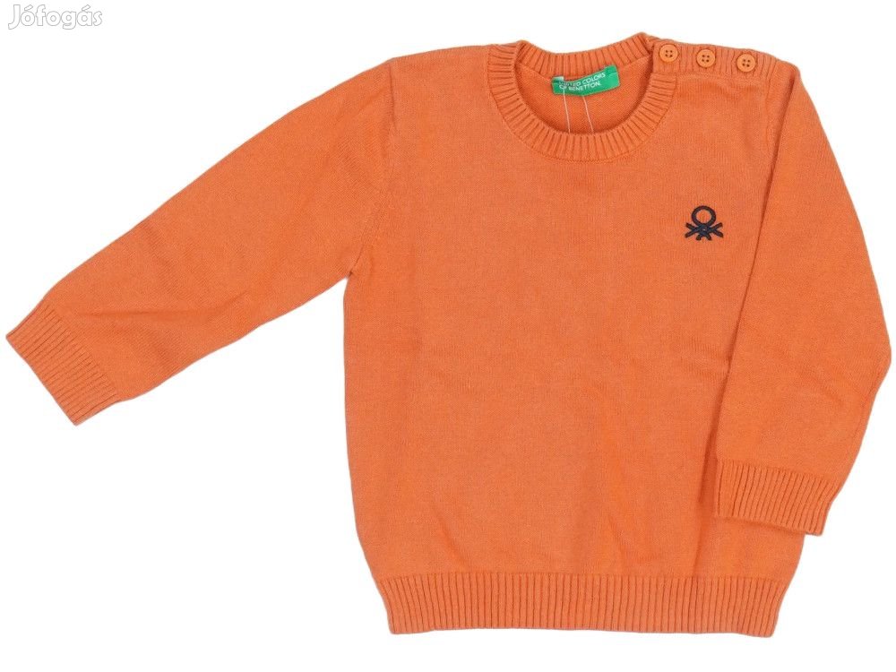 Benetton Új (címkés) Fiú Pulóver (Méret: 74)