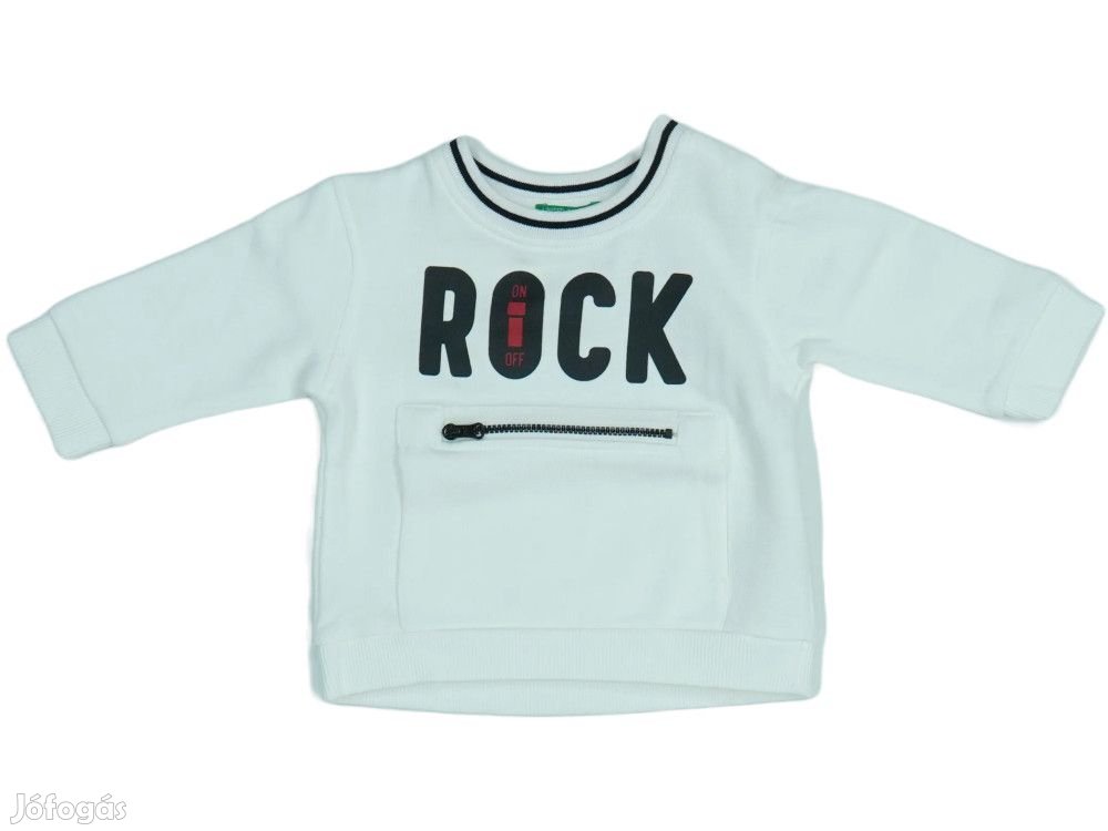 Benetton Új (címkés) Fiú Pulóver (Méret: 74)