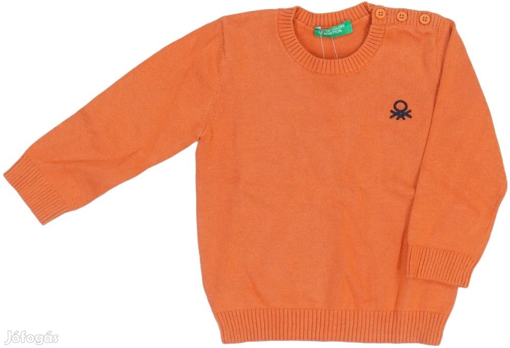 Benetton Új (címkés) Fiú Pulóver (Méret: 74)