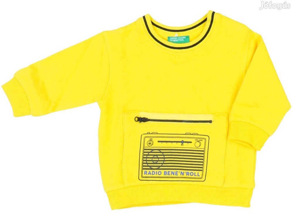 Benetton Új (címkés) Fiú Pulóver (Méret: 80)