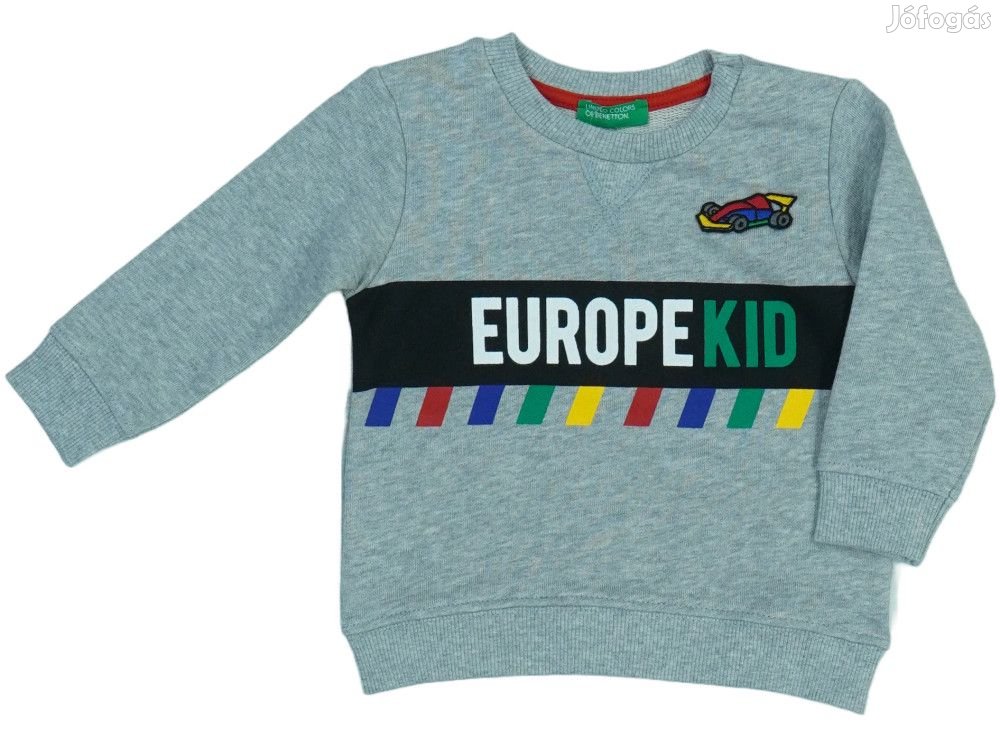 Benetton Új (címkés) Fiú Pulóver (Méret: 80)