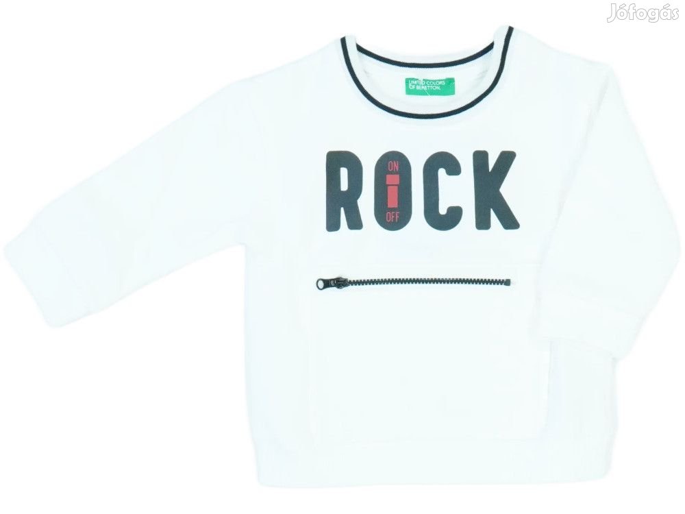 Benetton Új (címkés) Fiú Pulóver (Méret: 80)