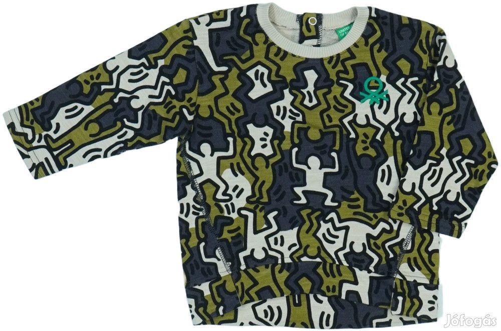 Benetton Új (címkés) Fiú Pulóver (Méret: 80)