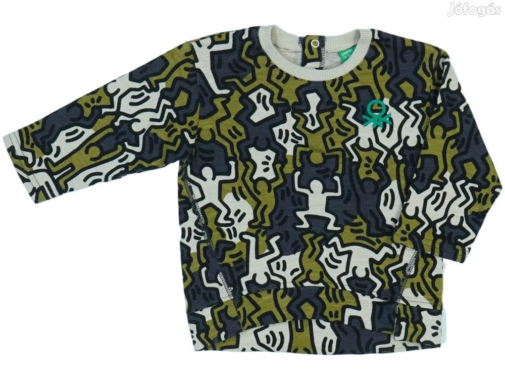 Benetton Új (címkés) Fiú Pulóver (Méret: 80)