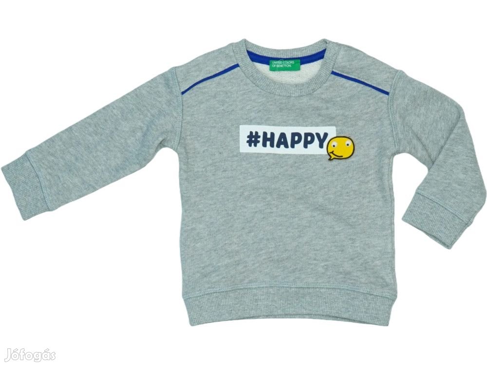 Benetton Új (címkés) Fiú Pulóver (Méret: 80)