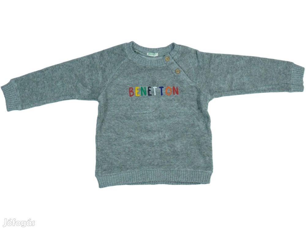 Benetton Új (címkés) Fiú Pulóver (Méret: 80)
