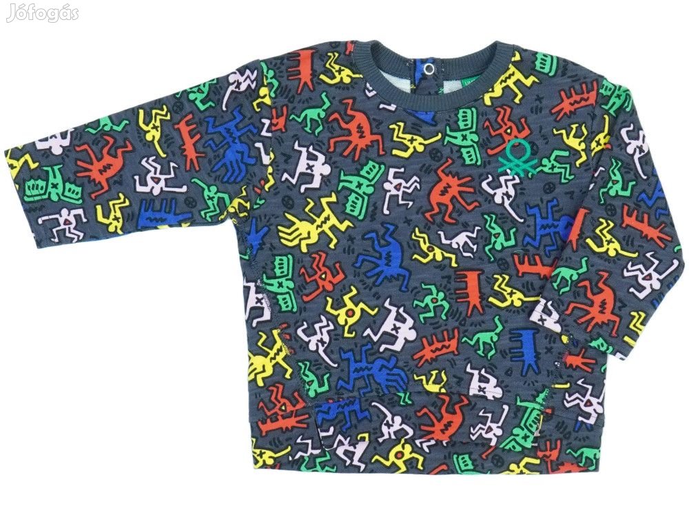 Benetton Új (címkés) Fiú Pulóver (Méret: 80)