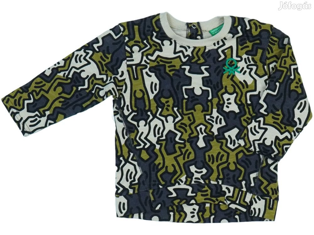Benetton Új (címkés) Fiú Pulóver (Méret: 86)