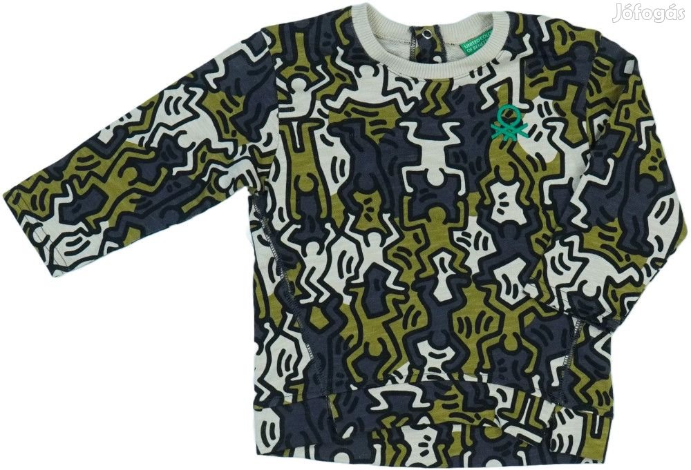 Benetton Új (címkés) Fiú Pulóver (Méret: 86)