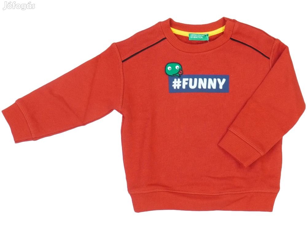 Benetton Új (címkés) Fiú Pulóver (Méret: 86)