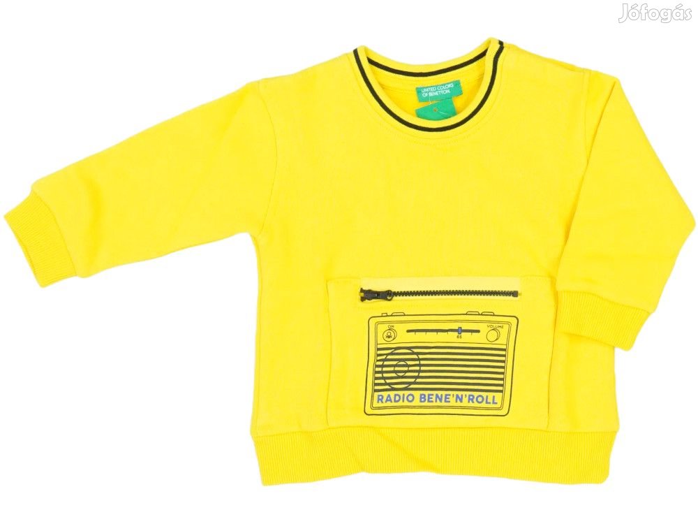 Benetton Új (címkés) Fiú Pulóver (Méret: 86)