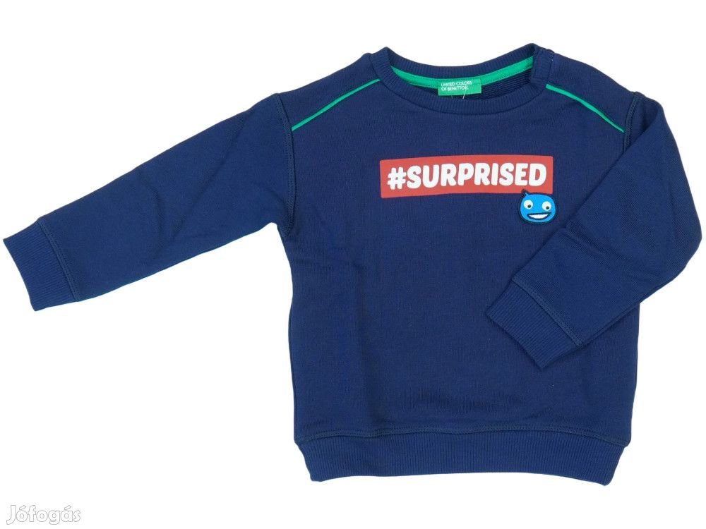 Benetton Új (címkés) Fiú Pulóver (Méret: 92)