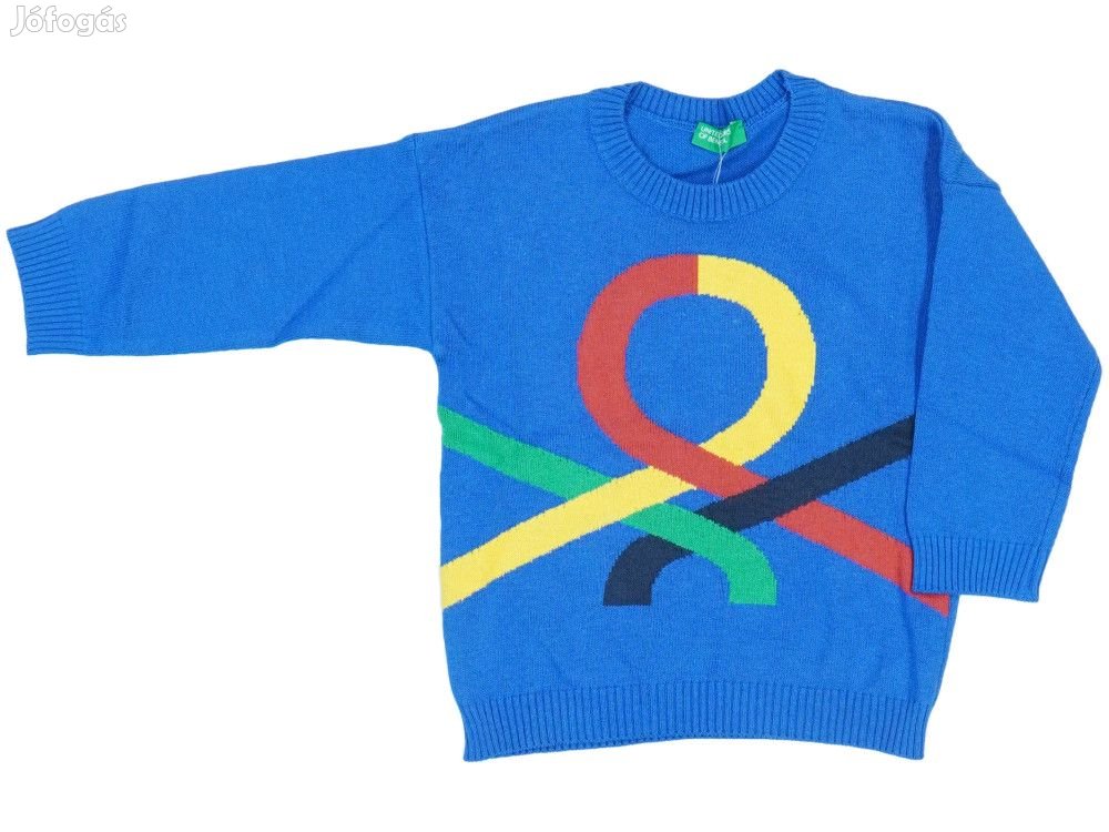 Benetton Új (címkés) Fiú Pulóver (Méret: 92)