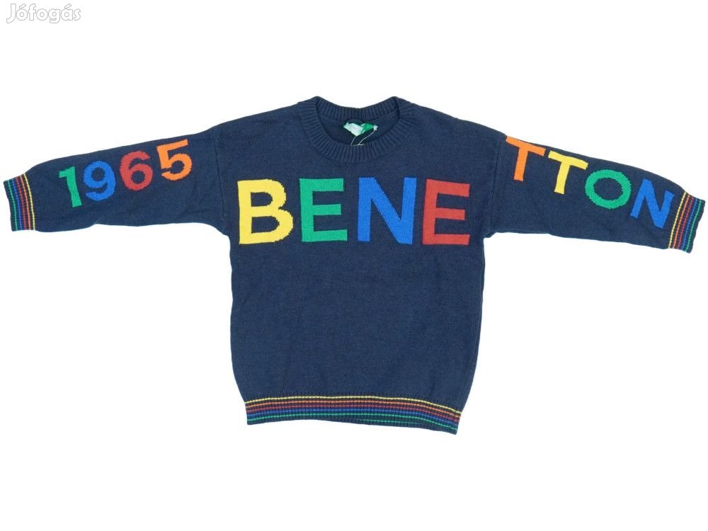 Benetton Új (címkés) Fiú Pulóver (Méret: 92)