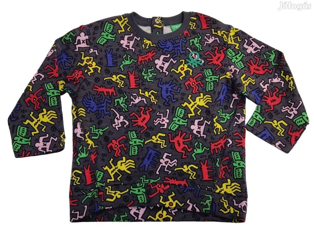 Benetton Új (címkés) Fiú Pulóver (Méret: 92)