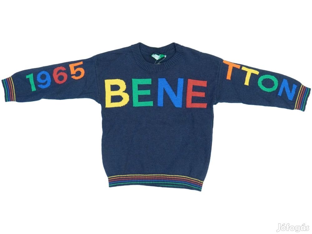 Benetton Új (címkés) Fiú Pulóver (Méret: 92)