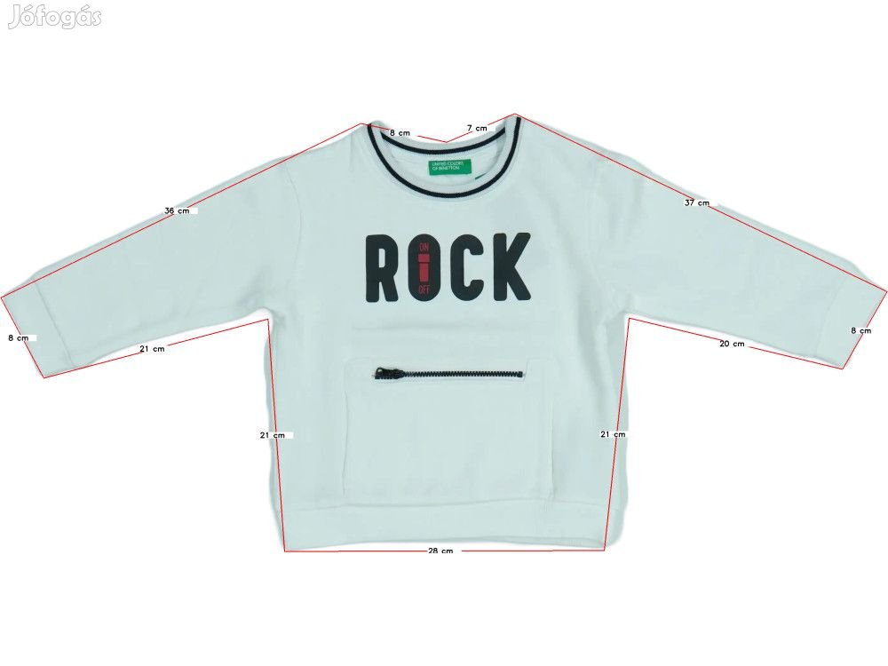 Benetton Új (címkés) Fiú Pulóver (Méret: 92)