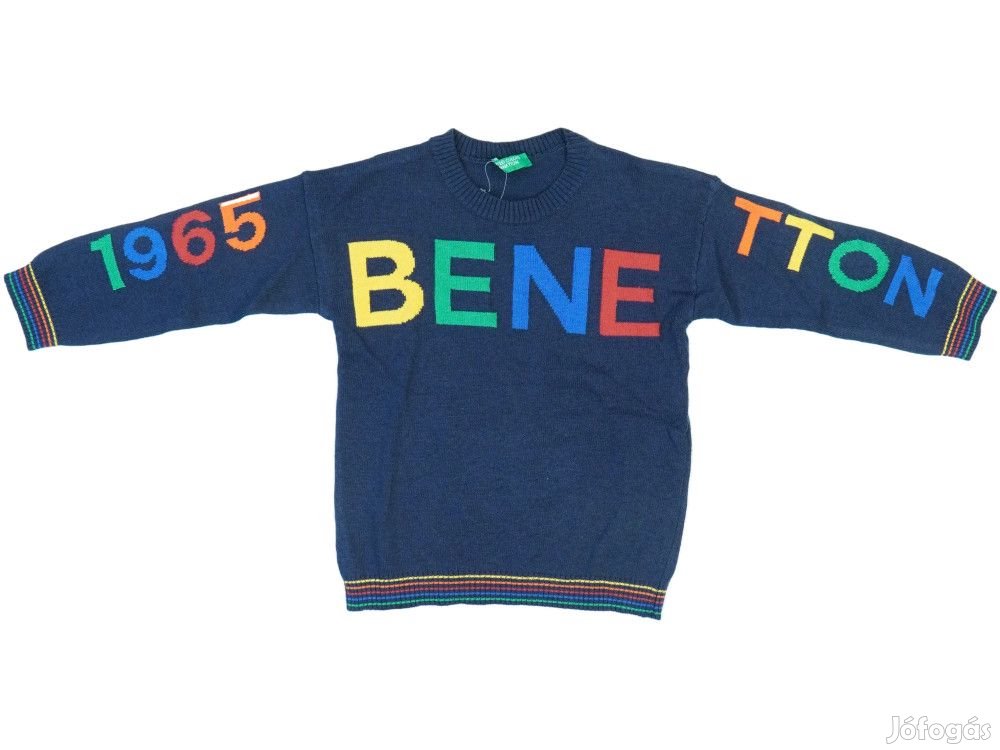 Benetton Új (címkés) Fiú Pulóver (Méret: 92)