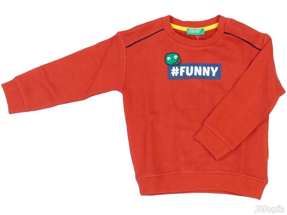 Benetton Új (címkés) Fiú Pulóver (Méret: 92)