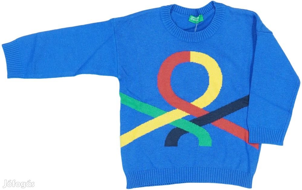 Benetton Új (címkés) Fiú Pulóver (Méret: 92)