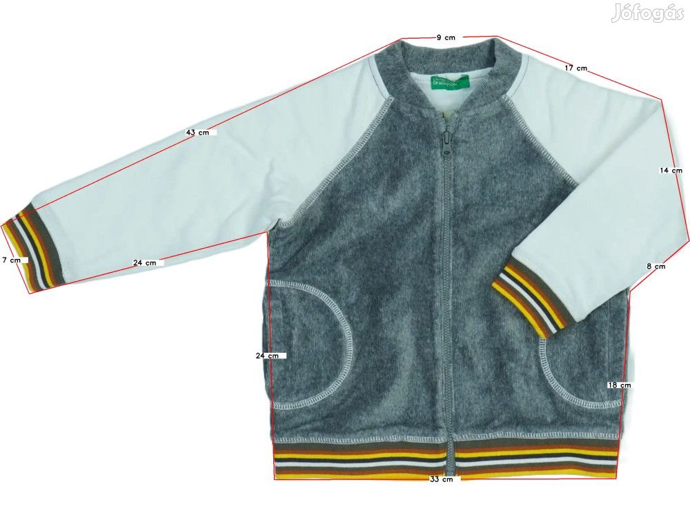 Benetton Új (címkés) Fiú Pulóver (Méret: 98)