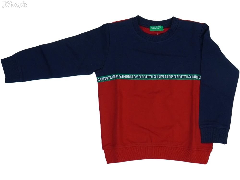 Benetton Új címkés Fiú Pulóver Méret 98